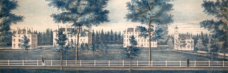 Historical Bowdoin College campus