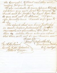 letter from John B. Montieth to Oliver Otis Howard, March 19, 1877, page 2